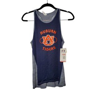 Under Armour NCAA Auburn Tigers Singlet Tank Top Women's M NWT Navy Gray
